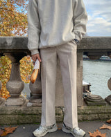 ASCLO Wool Long Wide Slacks (3color) (6642898862198)