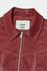 ヴィパーレザージャケット/OWN Viper Leather Jacket (3 colors)