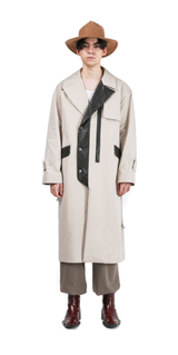 Leather pointed single coat (6539908415606)