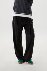 コレクションベルトポイントツータックパンツ