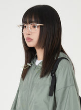 Horn rimmed soft nose pad eyewear