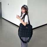 SGS NOIR PUFFER TOTE BAG
