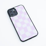 チェッカーボードエポキシアイフォンケース/CheckerBoard PINK Epoxy Case