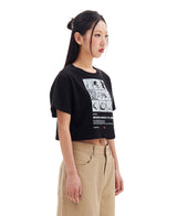 レッドモス3X3クロップTシャツ/RED MOSS 3X3 CROP T-SHIRTS (BLACK)
