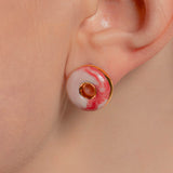 2022パントンドーナツマーブリングピアス/2022 Pantone Doughnut Marbling earring (RP)