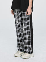 チェックトラックパンツ / CHECK TRACK PANTS (4623327723638)