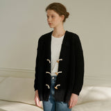 ダッフルドロップカーディガン/Duffel drop cardigan