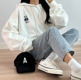 ビッグベア刺繡フーディー / Big Bear Embroidered Hood