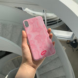 ピンクマーブルスマホハードケース / Pink marble hard case