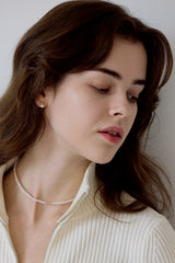 [14K] Piece Pearl Necklace