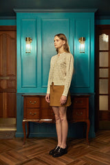 100% wool hand stitch print cardigan_snowflake (6655895404662)