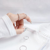 デイリーチェーンリングセット- 5セット / Daily Chain Ring Set - 5 set (2 color)