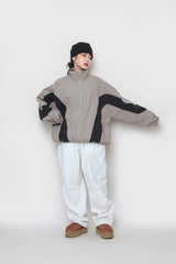 ウェーブカラーリングジップアップ / Wave Coloring Zip-Up