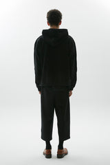 ハーフディフェレントフーディー / Half Different Hoodie, Grey/Black