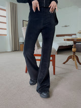 ベルベット ブーツカット トレーニングパンツ / Velvet Boot Cut Training Pants (4color)