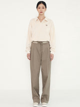 STRING LINE PANTS - BEIGE (6636699451510)