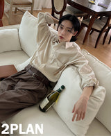 22S/S フラワーベーシックシャツ (5 color) (6691088728182)