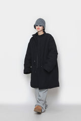 ロングボンバーパッディドジャケット