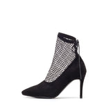 Mesh Stiletto Heel(Black)