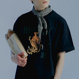 リールタイガーTシャツ/REEL TIGER TEE SHIRT_NAVY