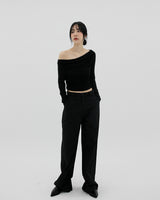 ベルクロルーズワイドパンツ / Velcro loose wide pants (2color)