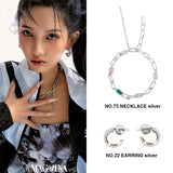 no.22シルバーピアス / no.22 earring silver SOYEON pick