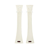 1 1 lace up leg warmer - IVORY