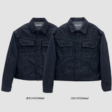 Rerap Non Fade Denim Stitch Jacket (2color)