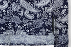 プレイン 1/2 シャツ / PLAIN PAISLEY 1/2 SHIRT NAVY
