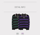 3 TAP Mohair Border Rugby Knit (2color)