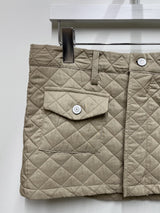 キルティングミニスカート/QUILTING MINI SKIRT