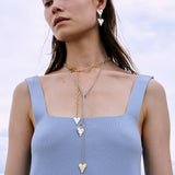 Double heart necklace (6567228407926)