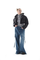 リバーシブルクロップドジャンパー/REVESIBLE CROPPED JUMPER