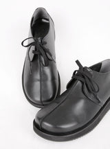 No.9361 round incision derby SHOES (6682512425078)