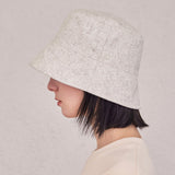 VA Square Drop Overfit Bucket Hat / Ivory