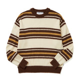 ストライプモヘアニット / Express Holiday Stripe Mohair Knit_Brown