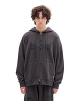 939ロゴフードジップアップ(濃グレー) / 939 LOGO HOOD ZIP-UP (DARK GRAY)