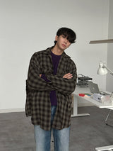 [ASCLO MADE] Legacy Check Over Shirt (2color)