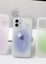 シャイブリングブルーフォンケース / Shy bling blue phone case