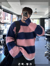cander loosefit strip knit