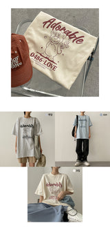 Rose Bear Short Sleeve Tee