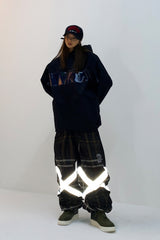 ポットXリフレクティブジョガーパンツ / BSR2223FWPT022 BSR POT-X REFLECTIVE JOGGER PANTS BLACK CHECK