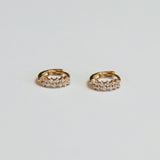 [シングルピアス]14Kゴールドtowoピアス/[single earring]14K gold towo earring