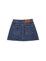 デニムスカートパンツ / W65 DENIM SKIRT PANTS_MEDIUM BLUE
