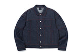 スティッチデニムトラッカージャケット / STITCH DENIM TRUCKER JACKET_BLUE
