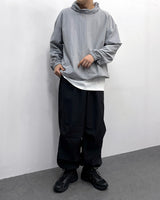 ハイネックナイロンTシャツ/TN high neck nylon T-shirt (3 colors)