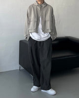 モノクロップフードジャンパー / CR Mono Cropp Hood Jumper (3 colors)