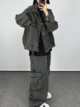 インディゴデニムトラッカージャケット / Indigo Denim Trucker Jacket