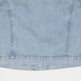 ピンタックライトブルーデニムジャケット/PINTUCK LIGHT BLUE DENIM JACKET [6066]