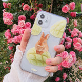 melon cream bread bunny jelly hard phone case